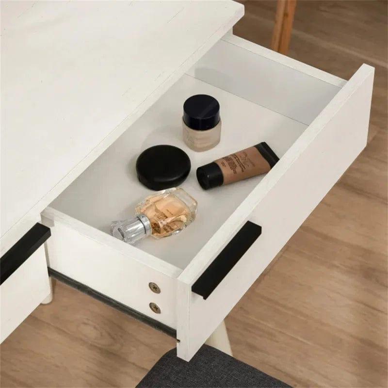 Vanity Desk,Makeup Vanity Desk, Makeup Vanity Desk with Drawer, Adult Bedside Table Dressing Table, Makeup Table for Bedroom Space - Ouch Cart 