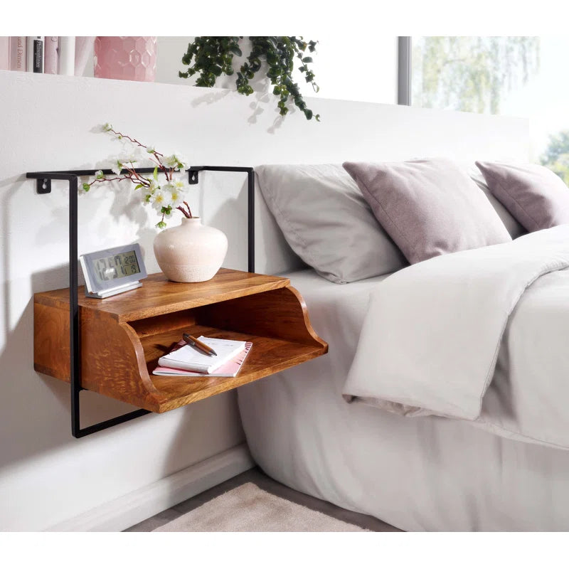 "Usher Bedside Table: Elegant Storage for a Refined Bedroom"