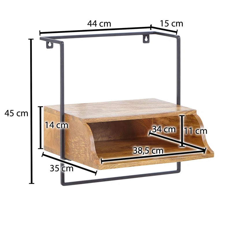 "Usher Bedside Table: Elegant Storage for a Refined Bedroom"