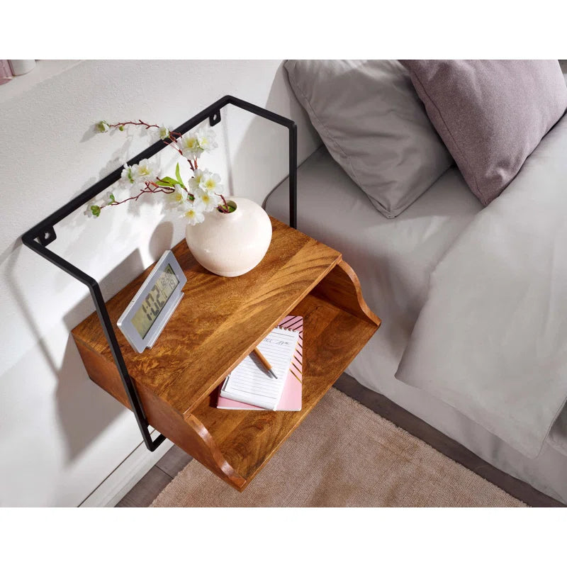 "Usher Bedside Table: Elegant Storage for a Refined Bedroom"