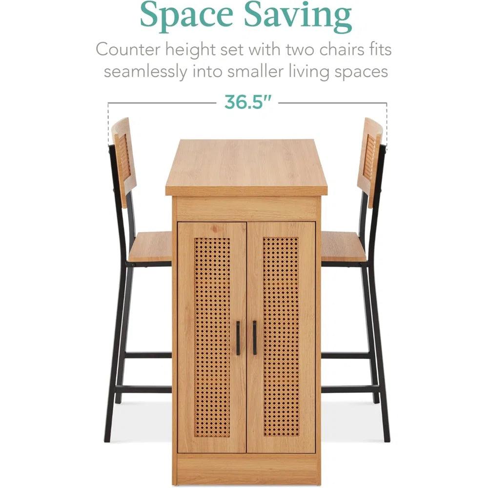 3 - Piece Dining Set - Ouch Cart 