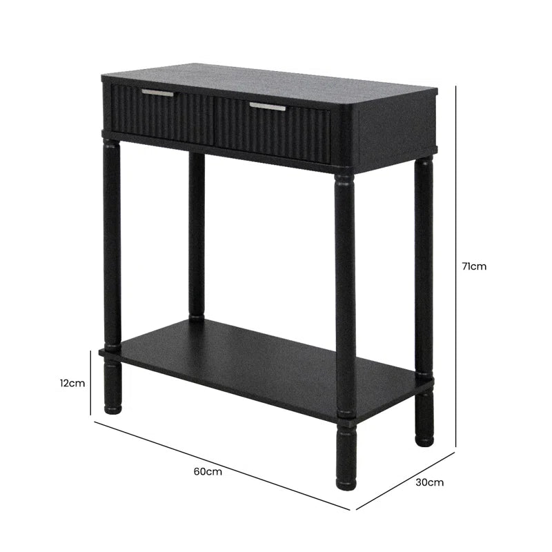 2 Drawers Wooden Slim Entry jonas Table