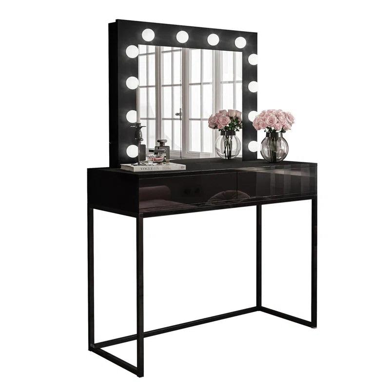 Gunnar Dressing Table with Mirror - Ouch Cart 