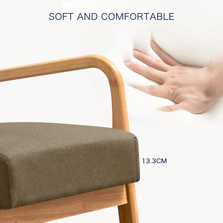 Appletee Back Cushion Support Mid-Century Style Chair - Ouch Cart 