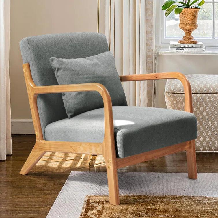 Appletee Back Cushion Support Mid-Century Style Chair - Ouch Cart 