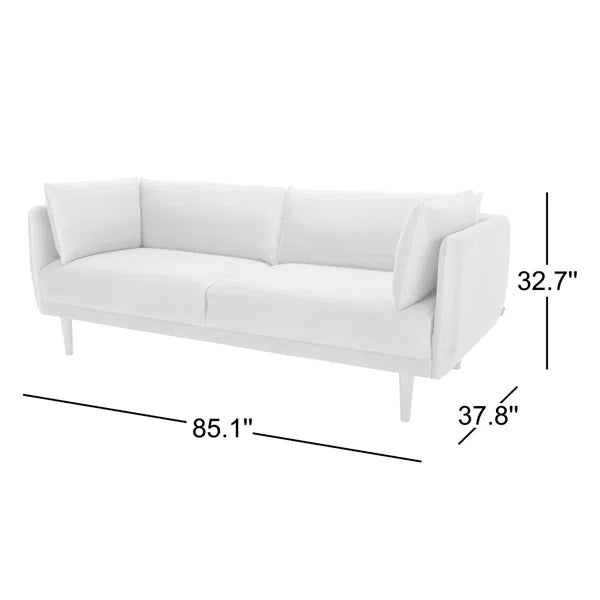 Classic Comfort 79'' Sofa with Wooden Legs