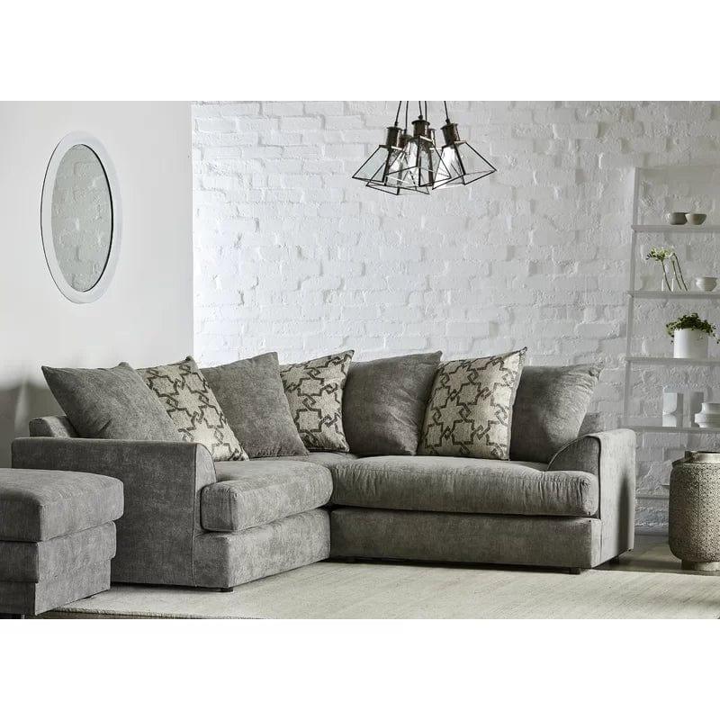 Arabella 2 - Piece Upholstered Corner Sofa - Ouch Cart 