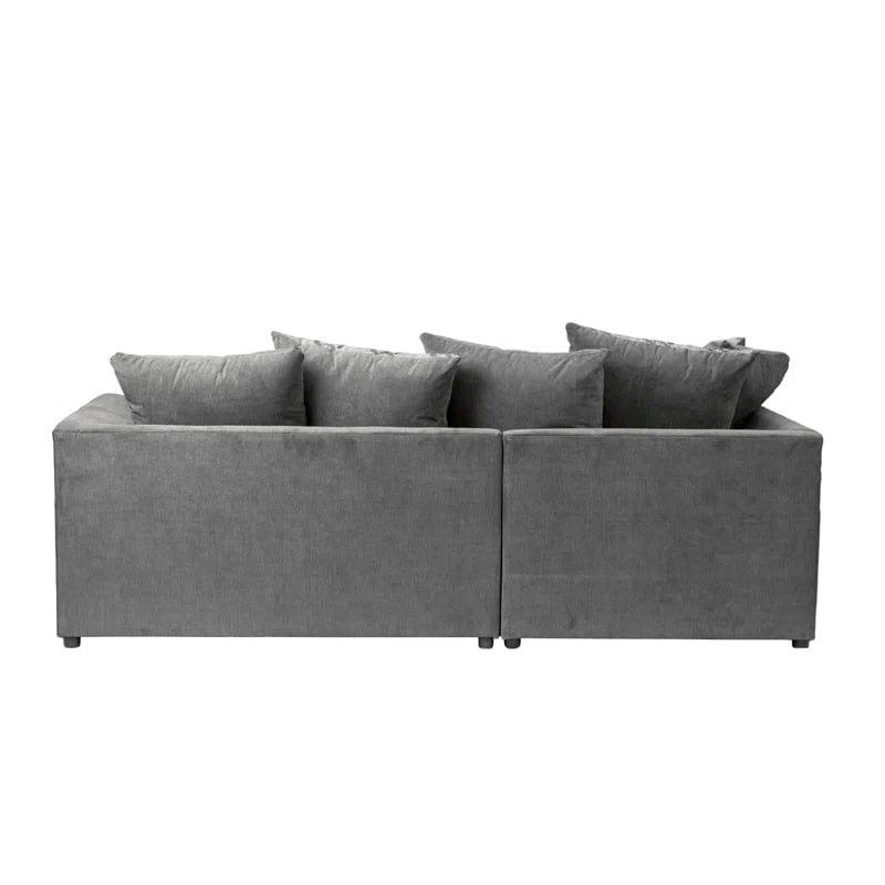 Arabella 2 - Piece Upholstered Corner Sofa Chaise - Ouch Cart 