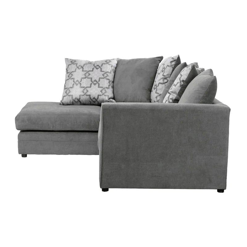Arabella 2 - Piece Upholstered Corner Sofa Chaise - Ouch Cart 