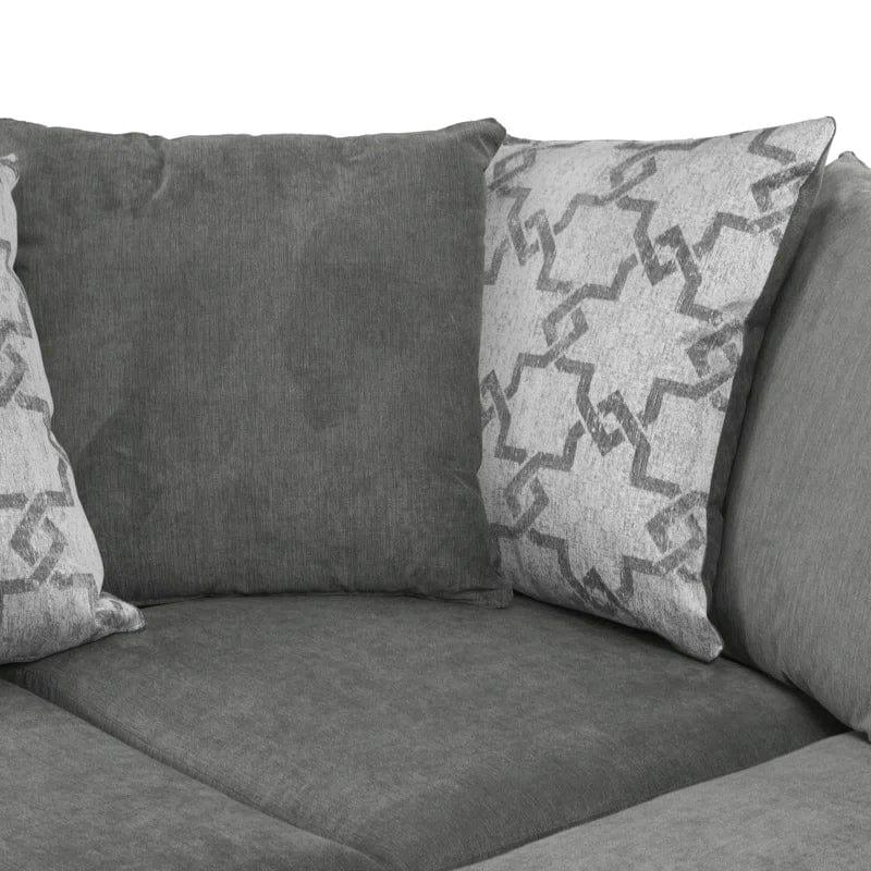 Arabella 2 - Piece Upholstered Corner Sofa Chaise - Ouch Cart 