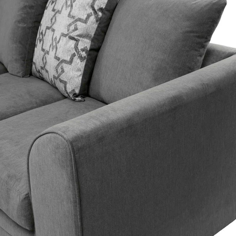 Arabella 2 - Piece Upholstered Corner Sofa Chaise - Ouch Cart 