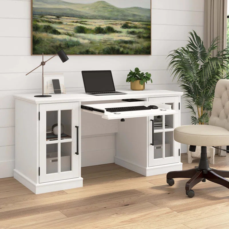 "Arkyn Executive Desk: Contemporary Elegance Meets Exceptional Functionality