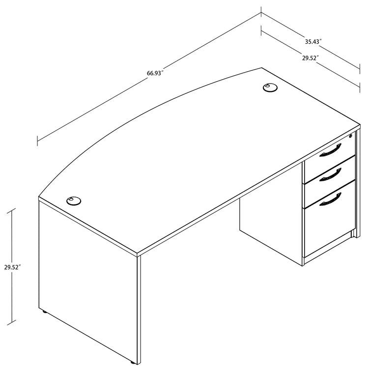 "Prestige Executive Desk: Where Function Meets Sophistication"