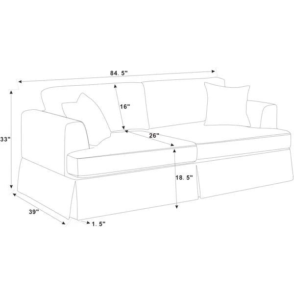 Alon fusion Upholstered Sofa - Ouch Cart 