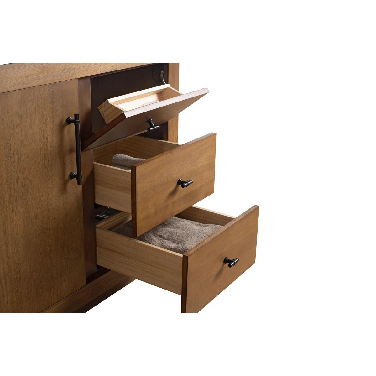 Ouch Cart Wooden Bathroom Vanity Cabinet | Modern Single Sink Vanity with Marble Top – Fox Marvel