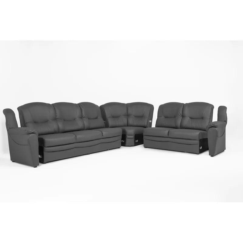 Aydenne Vegan Leather Corner Sofa - Ouch Cart 