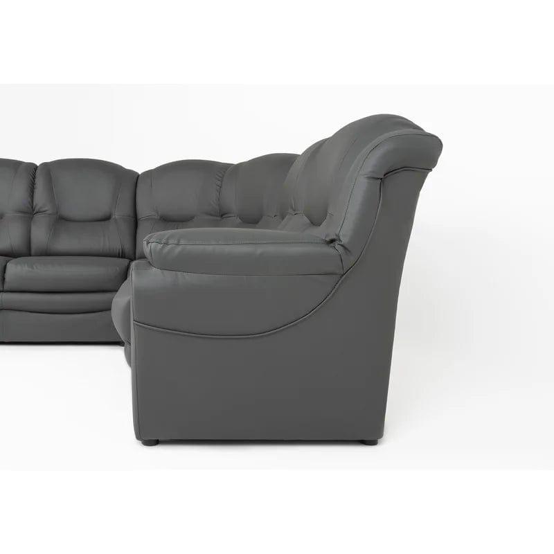 Aydenne Vegan Leather Corner Sofa - Ouch Cart 