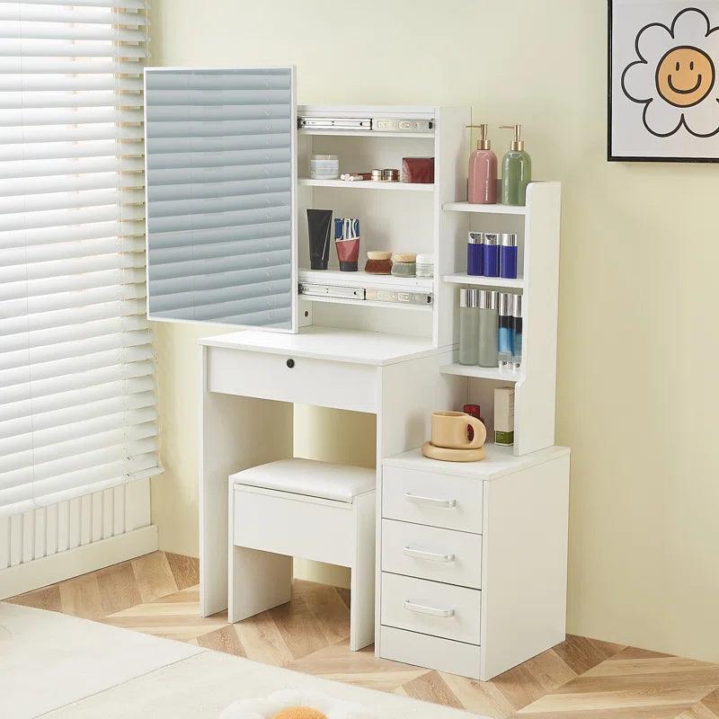 Pablo Dressing Table with Mirror - Ouch Cart 