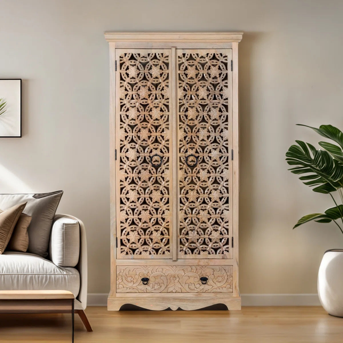 Sargeant Solid Wood Armoire