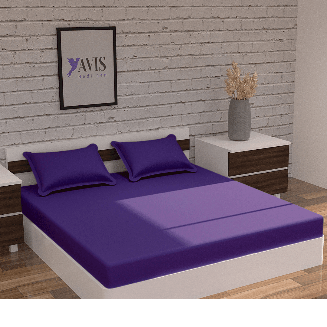 Deep Wisteria Bedding Set - Ouch Cart 