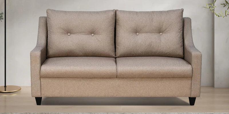 Fabric 3 Seater Sofa in Brown Colour - Ouch Cart 