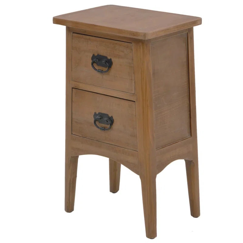 Yasir Cabinet Solid Fir Wood 40X29x68 Cm Brown