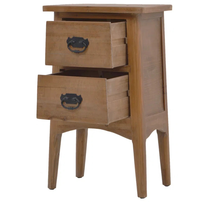Yasir Cabinet Solid Fir Wood 40X29x68 Cm Brown