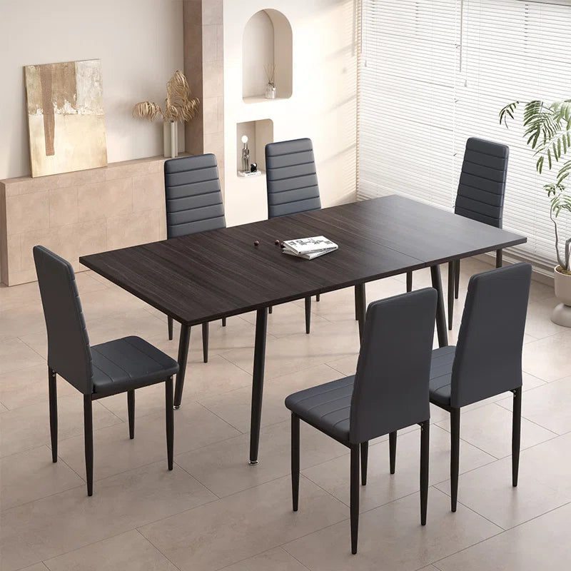 Stylish 5-Piece Pedestal Dining Set: Timeless Elegance for Your Dining Room"