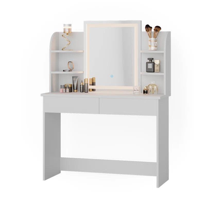 Constanza Dressing Table with Mirror - Ouch Cart 