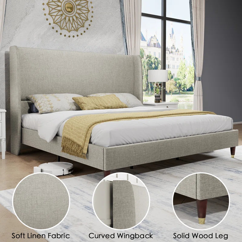 Belo Upholstered Platform Bed