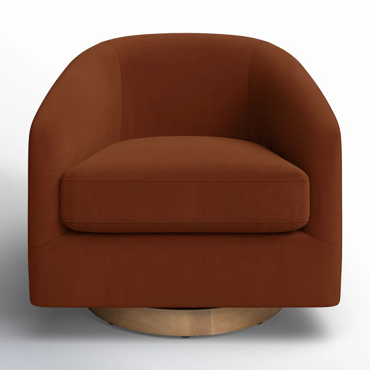 Bennett Upholstered Swivel Barrel Chair