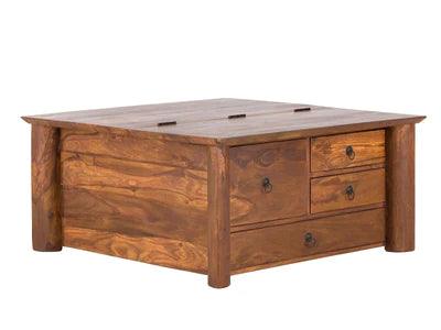 Ava Coffee Table Solid Wood - Ouch Cart 