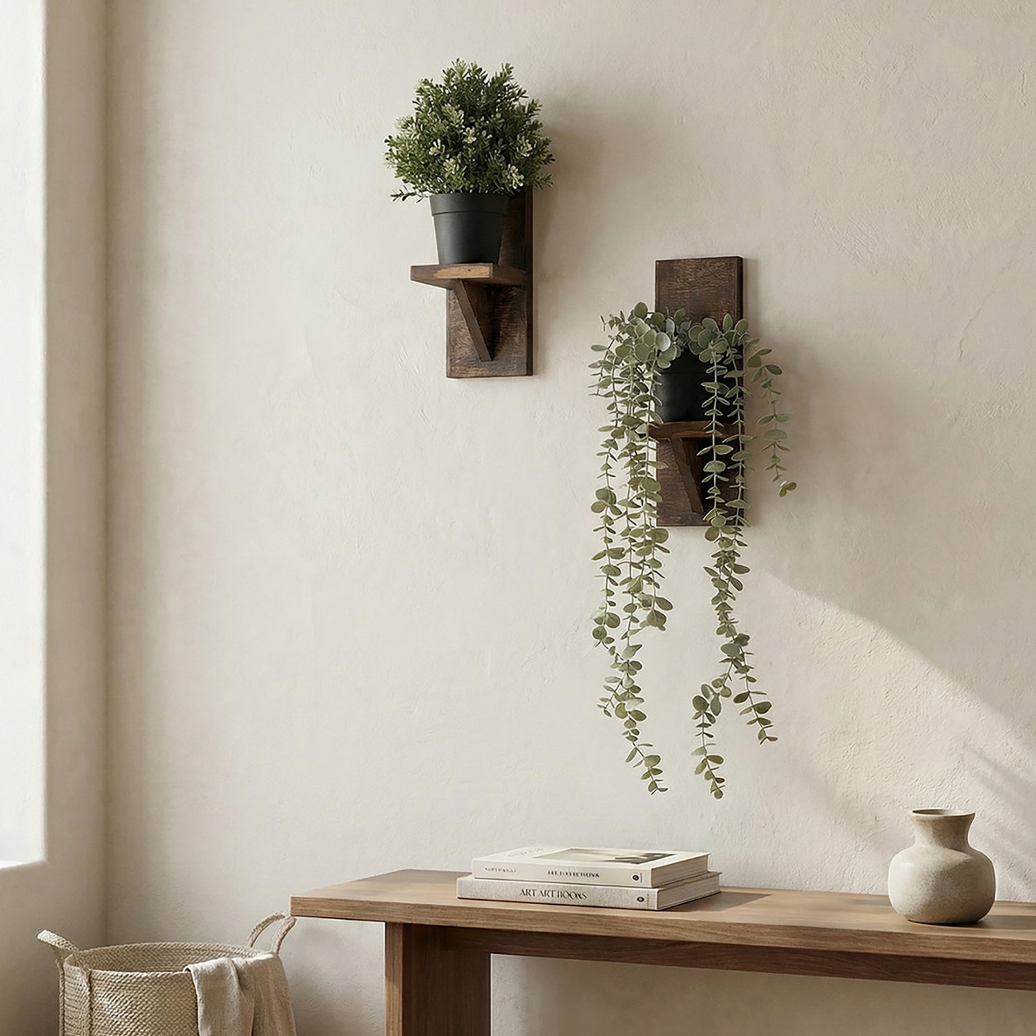 Bianca Set of 2 Wooden Wall Décor