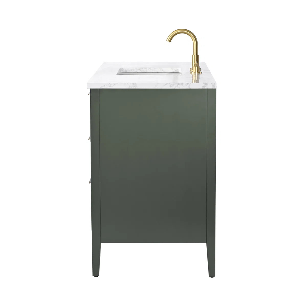 48 Inch Bathroom Vanity with Marble Top | Fox Marvel