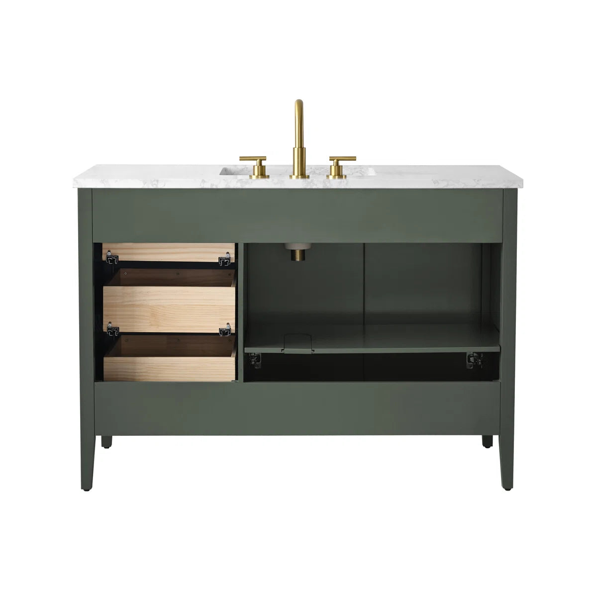 48 Inch Bathroom Vanity with Marble Top | Fox Marvel