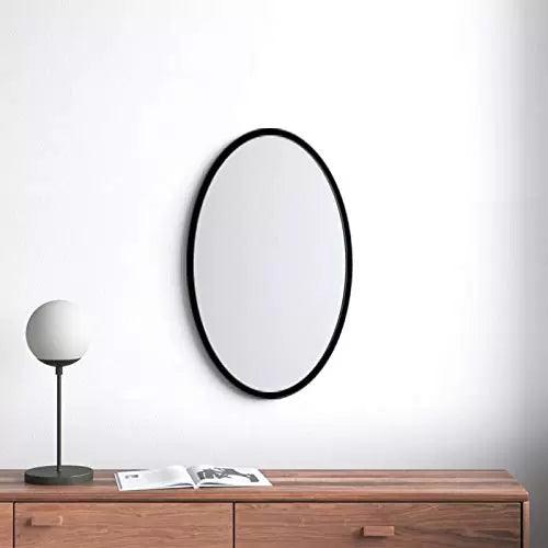 Gangaur Ovel Black Beauty Wall Mirror - Ouch Cart 