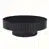 Modern Round Coffee Table with Fluted Gear Design | Luxury MDF Pedestal Center Table for Living Room
