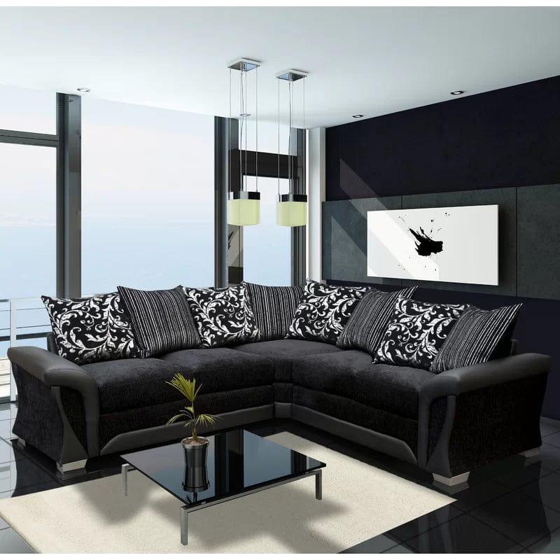 Bracamonte 3 - Piece Upholstered Corner Sofa - Ouch Cart 