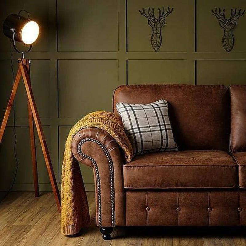 Braddock 3 - Piece Vegan Leather Corner Sofa - Ouch Cart 