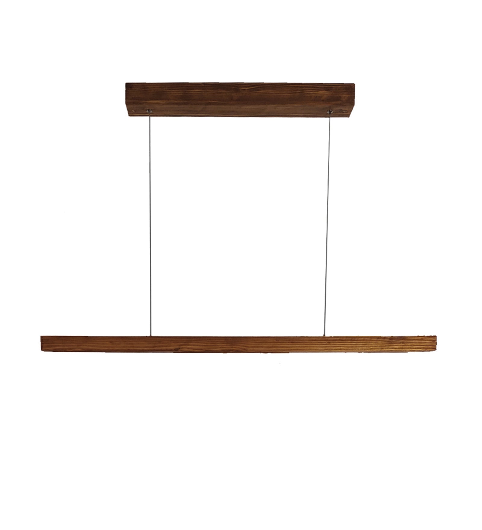 Brigitte 36 Brown Wooden LED Hanging Lamp