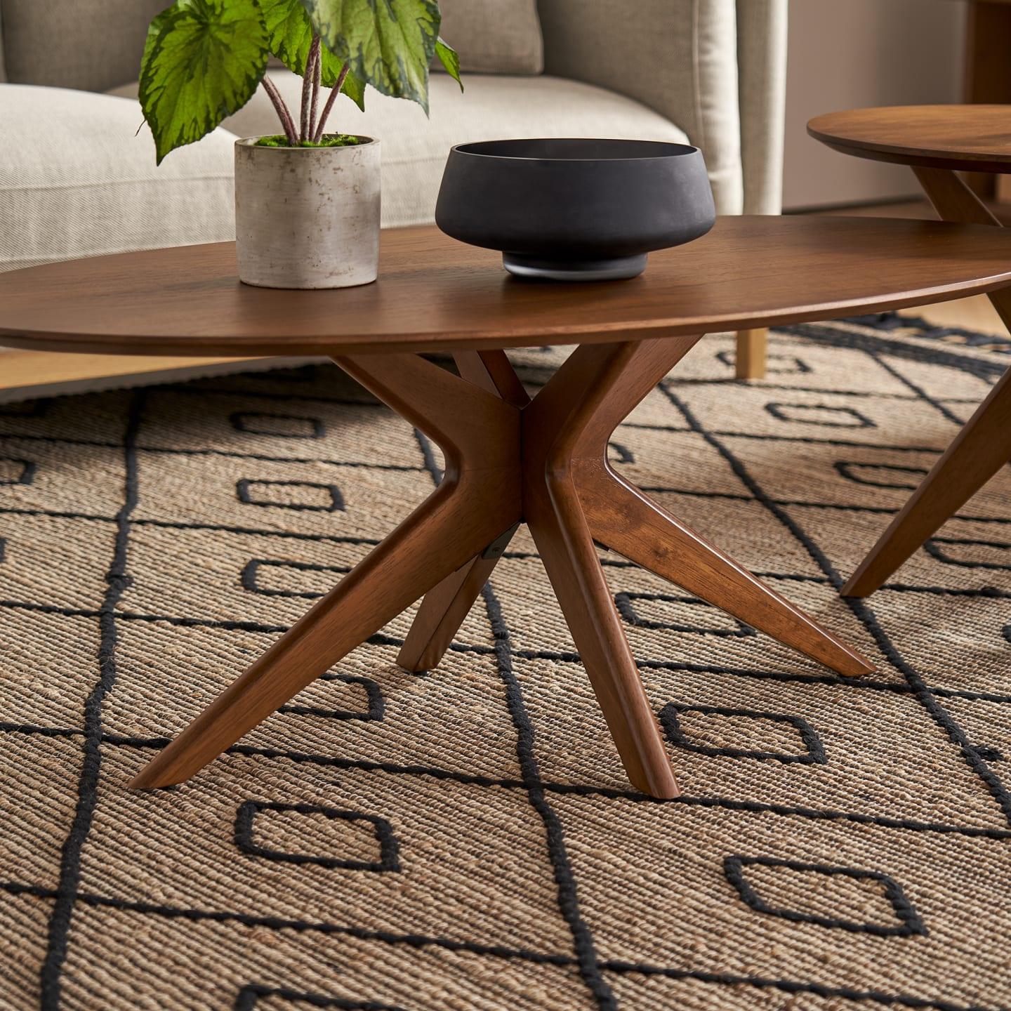 Bristol Coffee Table Set, Walnut