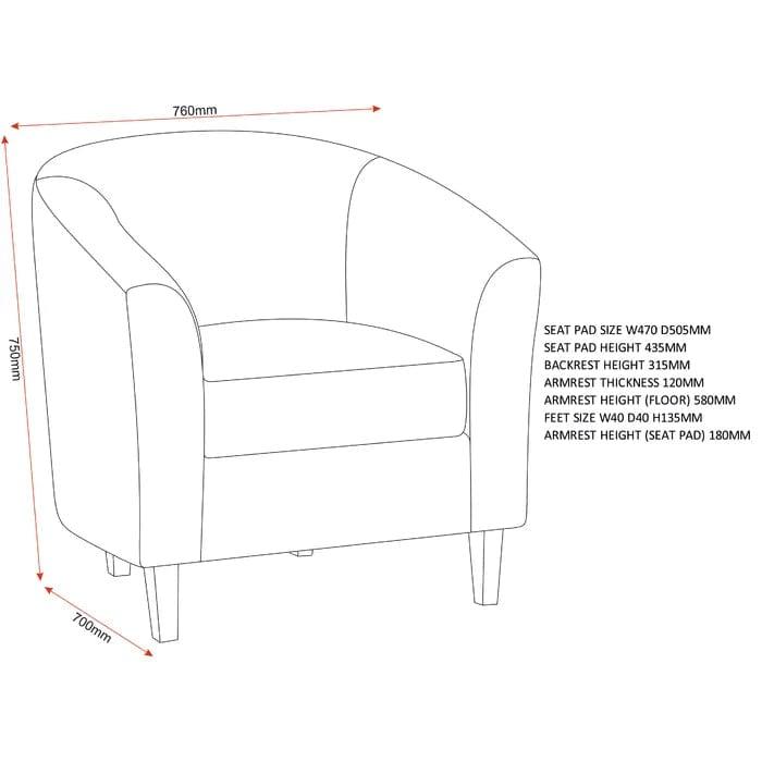 Byrd Tub Chair - Ouch Cart 