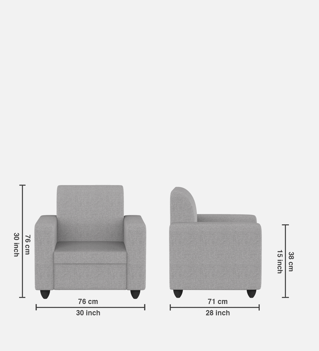 Cuddlr High-Density Foam Sofa Set - Ouch Cart 