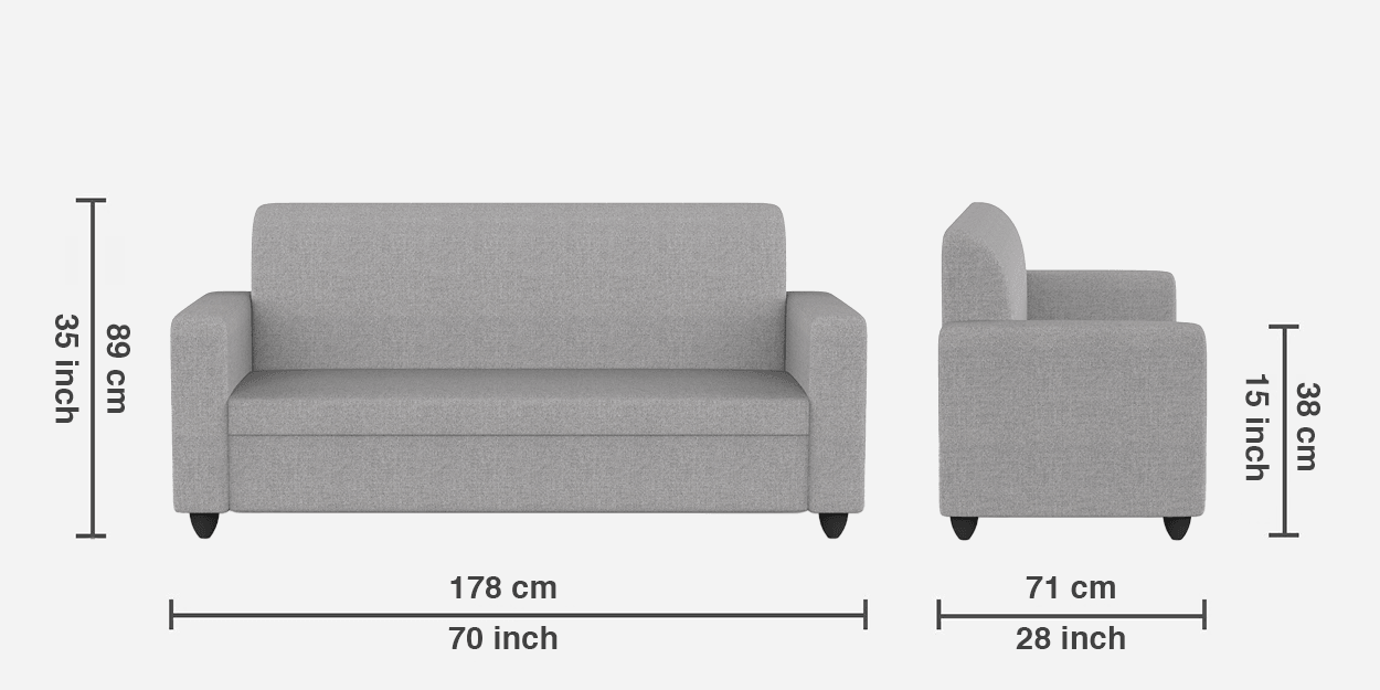 Cuddlr High-Density Foam Sofa Set - Ouch Cart 