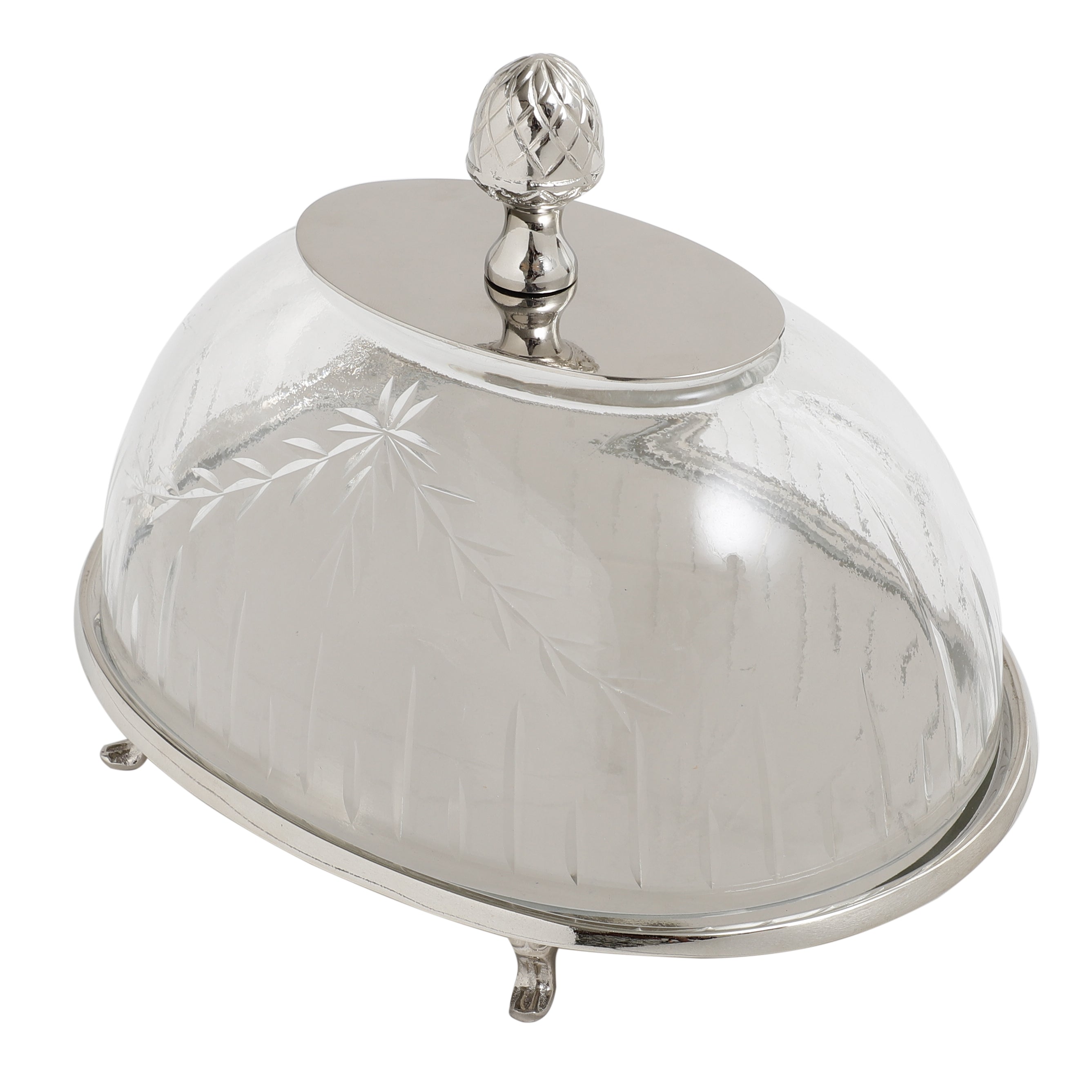 Leafy Vine cake dome Silver