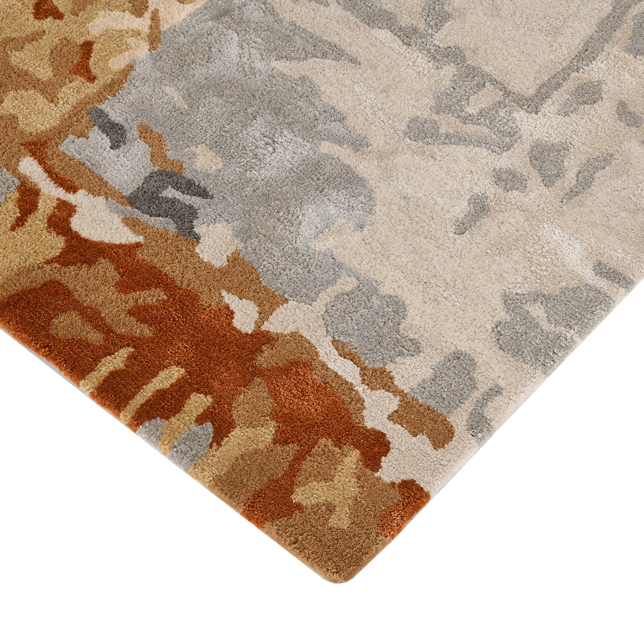 Saraswati Global Hand-Tufted Cubsim Collection Rug 5x8 - Luxurious Wool Viscose Blend, Plush Pile, Exquisite Design, Crafted in India, Anti-Skid & Anti Slip Backing Carpet , Ideal for Bedroom, Living Room, and Dining Room, Kids Room, Office