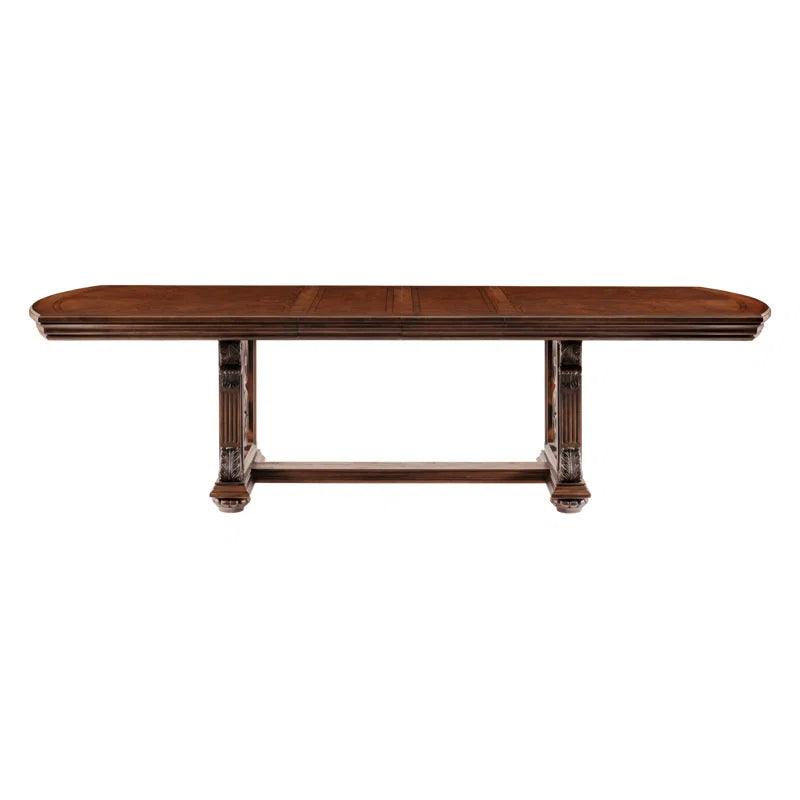 5 - Piece Extendable Trestle Dining Set - Ouch Cart 