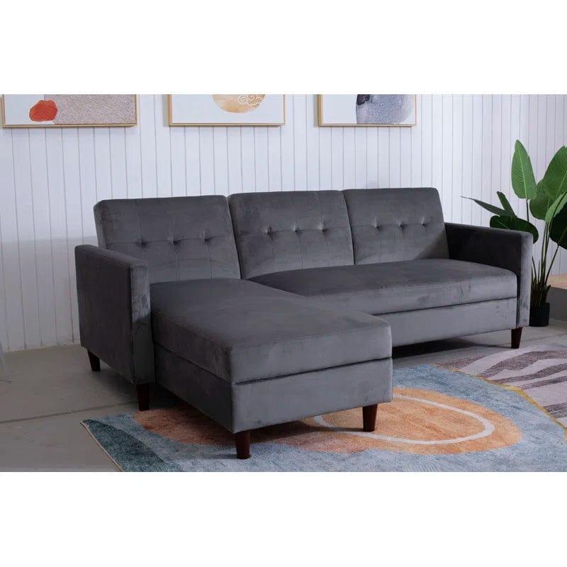 Campos 2 - Piece Upholstered Reclining Corner Sofa - Ouch Cart 