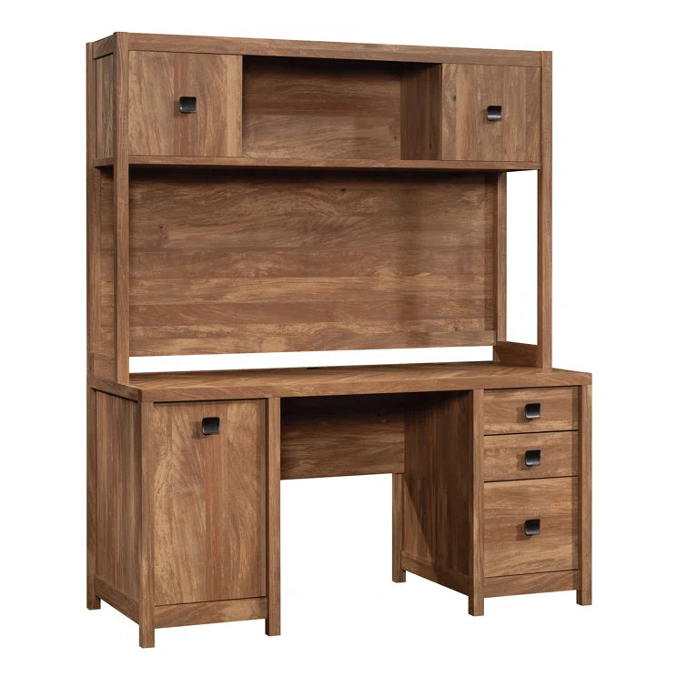 Bridge Comp Desk Hutch Ste, Sindoori Mango Finish