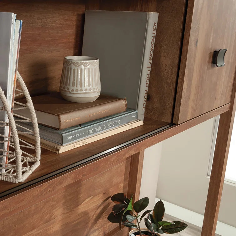 Bridge Comp Desk Hutch Ste, Sindoori Mango Finish